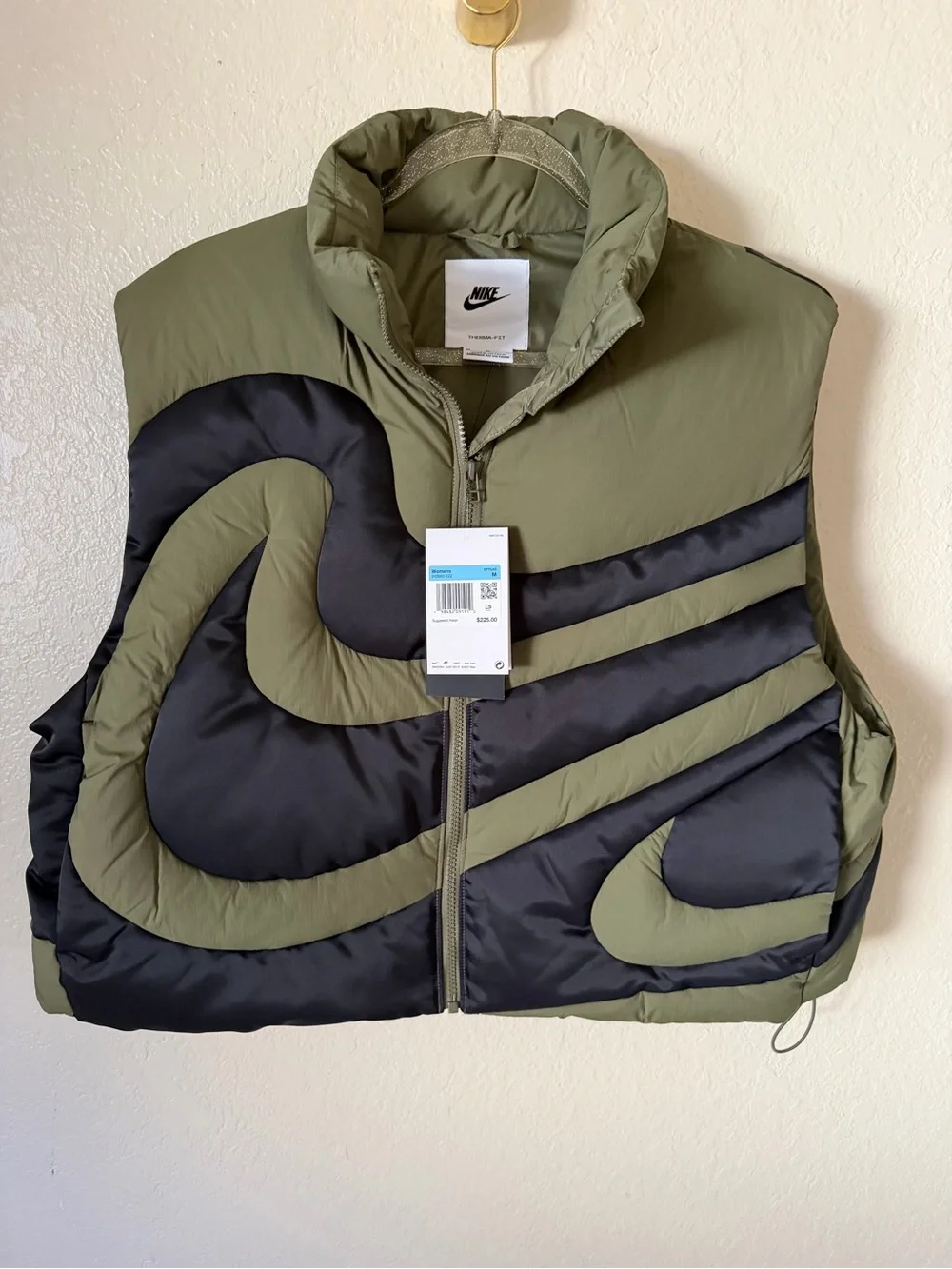 New Nike Sportswear Swoosh Series Oversized Down Vest size M
